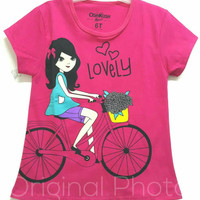 Kaos Anak Sepeda Girl Fanta 1-6 | Kaos Anak Perempuan Murah