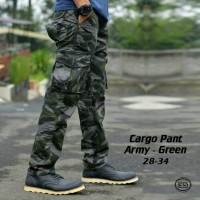 Celana Celana Kargo Panjang Army Hijau Kualitas Premium Unik
