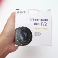 LENSA MEIKE 50mm F2.0 For Canon Mirrorless M10, M3, M6, M5, M50, M100