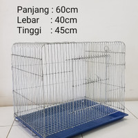 Kandang besi untuk burung, kucing, kelinci, ayam dll Size L
