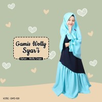 Gamis Wolly Syari GWS 020 Paku Payung