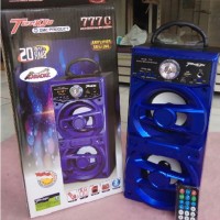 Speaker Teckyo GMC Portable Baterai Dicharge Karaoke Meeting Bluetooth