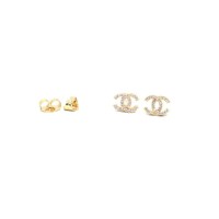 Meilyn Anting Tusuk Channel Zircon Lapis Emas