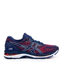 Sepatu Running Original Asics Gel Nimbus 20 - Indigo Blue/Fiery Red