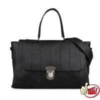 tas bahu wanita shoulder bag messenger bag cewek hitam simpel bta280