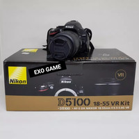 Nikon DSLR D5100 18-55 VR Kit + Nikon Lens AFS 55-300 (Second/bekas)