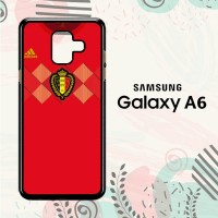 Casing Samsung Galaxy A6 2018 Custom HP Belgia Jersey Home LI0147