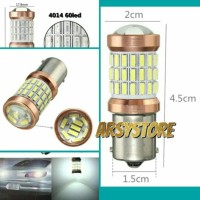 TERLARIS! LAMPU REM BAYONET 2 KAKI LED 60 MATA 4014 LENSA PROYEKTOR
