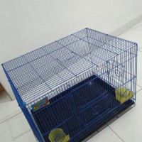 Kandang besi lipat untuk kucing/kelinci/ayam/burung dll (JNE)