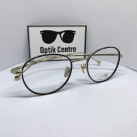 Kacamata MA-JI Masatomo PMJ-001 (Emas) & Lensa UV Block - Unisex