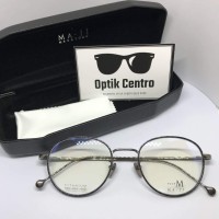 Kacamata MA-JI Masatomo PMJ-001 (Abu-abu) & Lensa UV Block - Unisex