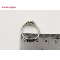 CINCIN PERAK PERHIASAN CINCIN PESTA ETNIK AKSESORIS MURAH WANITA
