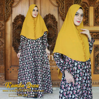 Gamis kamila dress matt katun jepang original HQ set hijab