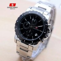 Jam Tangan Pria Swiss Army 6141 Cronograp Super Elegan ( AC,Seiko )