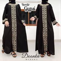 Jual Abaya Bordir (Gamis Syari Turki) Gypsi Gold Murah
