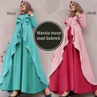 Gamis Dress Aj Yt Maxi Marsya Maxy Tosca Dusty Murah Muslim AGC1912