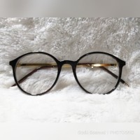 Kacamata Minus Hitam Dior Free Lensa Essilor GIA