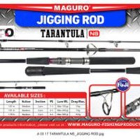 Joran Jigging Maguro TARANTULA NS Pe 2-5 Panjang 1.91m Berkualitas
