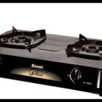 Super Promo! Rinnai Kompor Gas 2 Tungku Teflon Ri-302S .