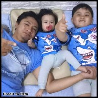 Baju Setelan Anak Shark Stelan Pakaian Anak Bayi Keren Murah Maruno -