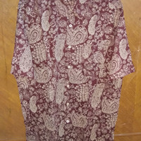 Kemeja Batik Nail Original not Volcom Hurley Keris Pantofel Martens