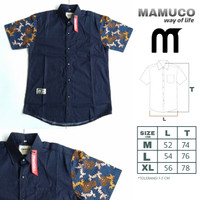 Kemeja batik fullprint pria lengan pendek distro bandung