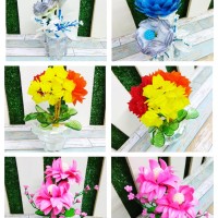 Pajangan Vas / Pot Bunga Cantik Handmade Ukuran kecil, Souvenir,Hadi