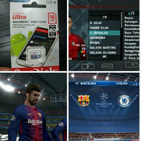 Card memory ➕ Sudah terinstal game psp/ppsspp gold Pes2018