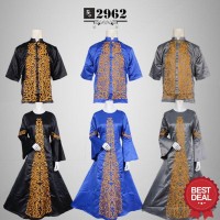 Baju Gamis Couple Keluarga Suami Istri Anak Ariska FS2968