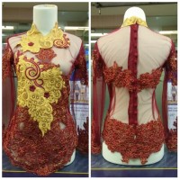 payet lengan panjang atasan kebaya masa kini