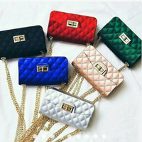 Tas Jelly Matte Chevron Maxi Kotak MINI uk 18 gratis asesoris