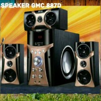 SPEAKER GMC 887D BLUETOOTH VOKAL KARAOKE DISKON