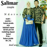Batik Couple Gamis/ batik pekalongan
