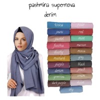 Jual Pashmina denim supernova Murah
