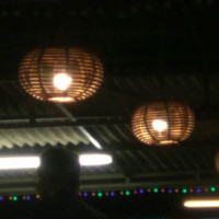 Lampion Rotan Asli - Lampion Bahan Rotan - Lampion Hias - Kap Lampu