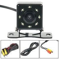 Kamera parkir mobil belakang mundur 8 led night vision universal