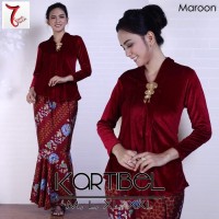 Kebaya Batik Wanita Beludru Kartibel Sf Murah AFB1864