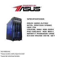 PC RAKITAN ASUS PBA CSM DUAL CORE KABYLAKE