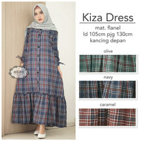 Gamis Casual Kiza Dres Ory By Elsire