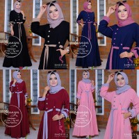 Gamis Muslimah/ Dress (LUNAYA + PASHMINA) Ori Shofiya