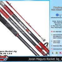 Rod Joran Pancing Spinning maguro Maguro Rocket Jig Pe 1 5 4