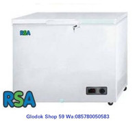 CHEST FREEZER RSA CF-220 KABINET PEMBEKU DAGING IKAN AYAM NUGGAT NEW