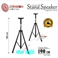Stand Speaker Aktif - Tripod Speaker Portable Crimson SPS 502 M