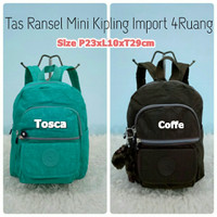 Jual KP102 Tas Ransel Wanita Mini Kipling Import 3slet Murah