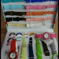 Jam Tangan Wanita Since 2 Jam 21 Tali Ring Karet