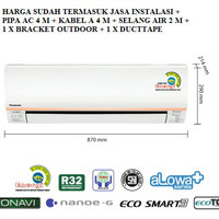 PROMO AC PANASONIC CS-XN9SKJ LOW WATT ECONAVI 1 PK