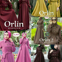 Gamis murah / Grosir pakaian wanita / Baju hijab busui : Orlin Dress