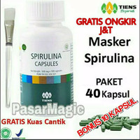 Jual Masker Wajah Spirulina Tiens/Obat Jerawat/Pemutih Murah