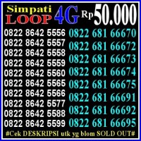 Jual Nomor Perdana Cantik Telkomsel Simpati Loop Triple Kwartet Murah Murah