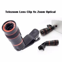 Lensa Jarak Jauh HP - Tele Zoom Universal 8x